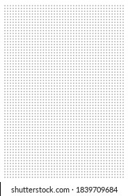 Papel de cuadrícula. Cuadrícula con puntos sobre fondo blanco. Resumen de ilustraciones transparentes con puntos. Patrón geométrico blanco para la escuela, cuadernos, diarios, notas, banners, impresos, libros.