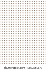 Grid paper. Dotted grid on white background. Abstract dotted transparent illustration with dots. White geometric pattern for school, copybooks, notebooks, diary, notes, banners, print, books.