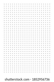 Papel de cuadrícula. Cuadrícula con puntos sobre fondo blanco. Resumen de ilustraciones transparentes con puntos. Patrón geométrico blanco para la escuela, cuadernos, diarios, notas, banners, impresos, libros.