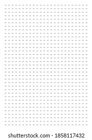 Grid paper. Dotted grid on white background. Abstract dotted transparent illustration with dots. White geometric pattern for school, copybooks, notebooks, diary, notes, banners, print, books.