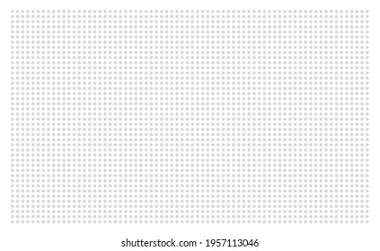 Grid paper. Dotted grid on white background. Abstract dotted transparent illustration with dots. White geometric pattern for school, copybooks, notebooks, diary, notes, banners, print, books.