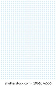 Grid paper. Dotted grid on white background. Abstract dotted transparent illustration with dots. White geometric pattern for school, copybooks, notebooks, diary, notes, banners, print, books.