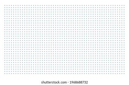 Grid paper. Dotted grid on white background. Abstract dotted transparent illustration with dots. White geometric pattern for school, copybooks, notebooks, diary, notes, banners, print, books.