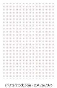 Papel de cuadrícula. Cuadrícula con puntos sobre fondo blanco. Resumen de ilustraciones transparentes con puntos. Patrón geométrico blanco para la escuela, cuadernos, diarios, notas, banners, impresos, libros.