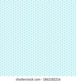 Grid paper. Isometric black grid on white background. Abstract lined transparent illustration. Geometric pattern for school, copybooks, notebooks, diary, notes, banners, print, books.