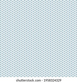 Grid paper. Isometric color grid on white background. Abstract lined transparent illustration. Geometric pattern for school, copybooks, notebooks, diary, notes, banners, print, books.