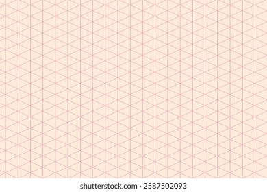 Grid paper. Isometric color grid on white background. Abstract lined transparent illustration. Geometric pattern for school, copybooks, notebooks, diary, notes, banners, print, books.