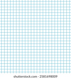 Grid paper long banner. Notebook paper. Grid on white background. Grid paper. Abstract squared background with color graph. Geometric pattern for school, wallpaper, textures, notebook. 