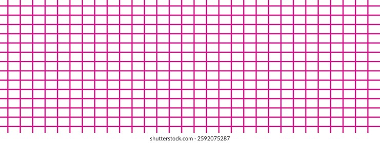 Grid paper Grid mesh Squared. Mathematics pattern. Notebook sheet blank. Typography template for making notebooks production, for school. Education backdrop. Colors Grid texture on white background. 