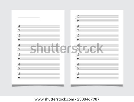 Printable Music Notation | Free download on ClipArtMag