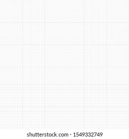 Grid paper on a white background. Vector seamless illustration