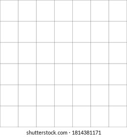 Grid paper on a white background.  Vector. Grid design for planner preschool , homeschool planner, Illustration for notebook, daily planner, copybook, sketchpad,digital planner, preschool curriculum