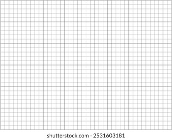 Papel cuadriculado. Plantilla de tipografía para la producción de cuadernos para la escuela. Hoja de cuaderno en blanco. Patrón de matemáticas sin fisuras. Educación de fondo. Textura de malla de gráfico.