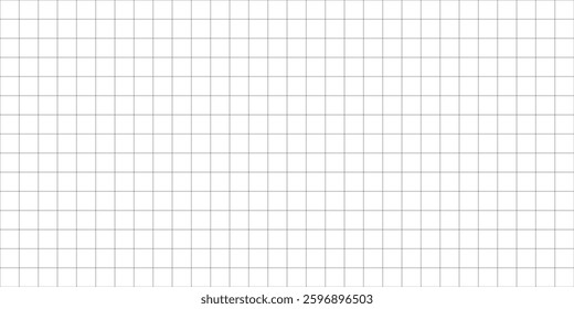 Grid paper wireframe pattern textured background. Used for notes graph documents business and education. Vector