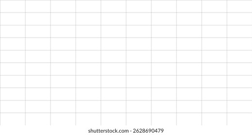 Grid paper wireframe pattern textured background. Used for notes graph documents business and education.Graph, drafting paper regular square lines grid, mesh pattern. 