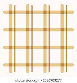 A grid pattern with alternating horizontal and vertical lines in soft yellow and brown tones.