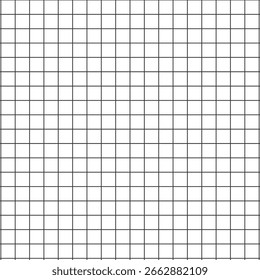 Plano de fundo do padrão de grade: uma grade meticulosamente renderizada, composta de linhas de interseção, forma um elemento de design estruturado e limpo para uso em numerosos contextos visuais.