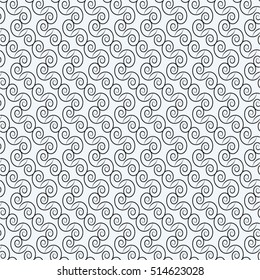 grid pattern, diagonal, spiral, line, seamless vector background.