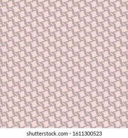 Grid pattern in pastel shades of beige and pink. Abstract knit. Wallpaper texture.