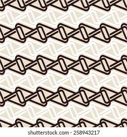 The grid pattern of rounded triangle seamless vector background.