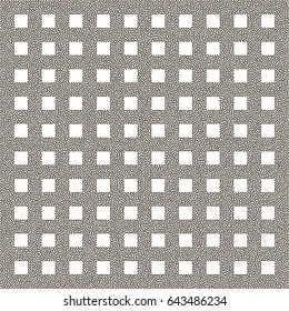 grid of points. abstract lattice. white background. stipple effect. vector illustration