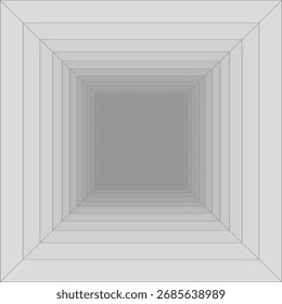 Sala de rejilla en perspectiva en estilo 3D. Caja digital vacía.