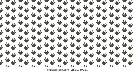 grid seamless pattern with rat footprint. Animal footprint background for textile, wrapping and other