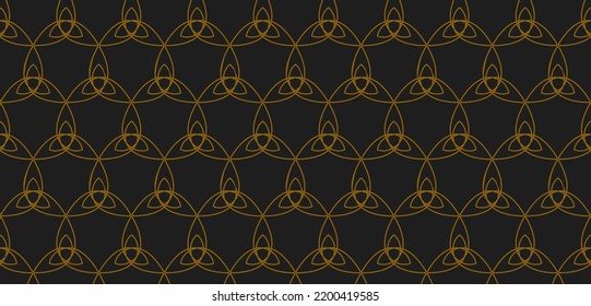 Grid seamless vector pattern. Luxury geometric abstract background.