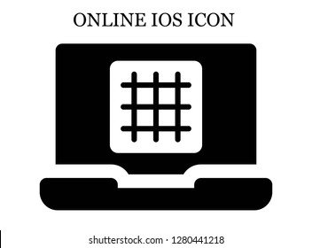 Grid search icon. Editable Grid search icon for web or mobile.