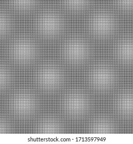 Grid shadow on textured white surface. Graphics in black and white. Canvas pattern.