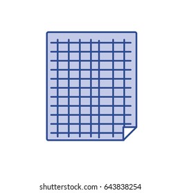 grid sheet to study and write activities