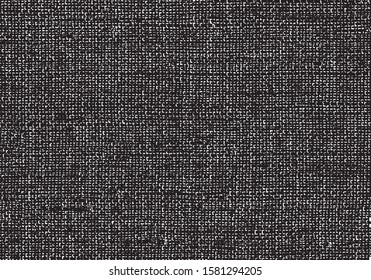 Grid spotted pattern. Abstract grunge halftone lined texture. Distressed uneven grunge background. Abstract vector illustration. Overlay to create interesting effect and depth. Isolated on white. 
