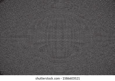 Grid spotted pattern. Abstract grunge halftone lined texture. Distressed uneven grunge background. Abstract vector illustration. Overlay to create interesting effect and depth. Isolated on white. 