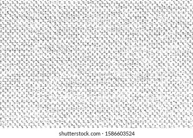 Grid spotted pattern. Abstract grunge halftone lined texture. Distressed uneven grunge background. Abstract vector illustration. Overlay to create interesting effect and depth. Isolated on white. 