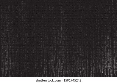 Grid spotted pattern. Abstract grunge halftone lined texture. Distressed uneven grunge background. Abstract vector illustration. Overlay to create interesting effect and depth. Isolated on white. 