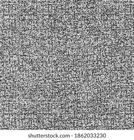 Grid spotted pattern. Abstract grunge halftone lined texture. Distressed uneven grunge background. Abstract vector illustration. Overlay to create interesting effect and depth. Isolated on white