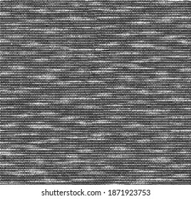 Grid spotted pattern. Abstract grunge halftone lined texture. Distressed uneven grunge background. Abstract vector illustration. Overlay to create interesting effect and depth. Isolated on white.