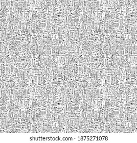 Grid spotted pattern. Abstract grunge halftone lined texture. Distressed uneven grunge background. Abstract vector illustration. Overlay to create interesting effect and depth. Isolated on white.