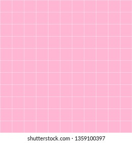 grid square graph line full page on pink paper background, paper grid square graph line texture of note book blank, grid line on paper pink color, empty squared grid graph for architecture design