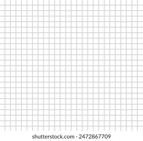 grid square graph line full page on white paper background, paper grid square graph line texture of note book blank, grid line on paper white color, empty squared grid graph paper.