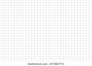 grid square graph line full page on white paper background, paper grid square graph line texture of note book blank, grid line on paper white color, empty squared grid graph paper.