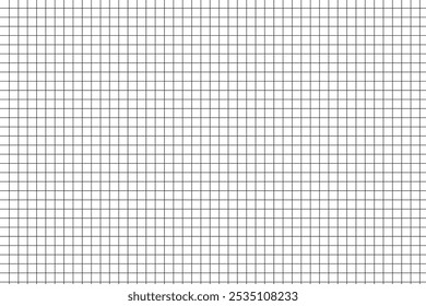 grid square graph line full page on white paper background, paper grid square graph line texture of note book blank, grid line on paper white color, empty squared grid graph paper.