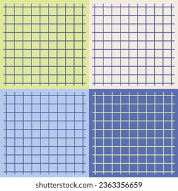 Raster-Quadrat-Muster-Set