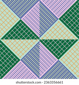 Raster-Quadrat-Muster-Set