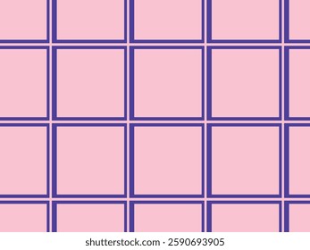 Grid, squares, tile, rectangular,  lined, colors. Seamless vector pattern for design and decoration.  Background, wallpaper. 