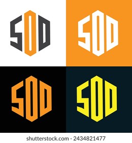 Grid Style Logo Design. logo design.