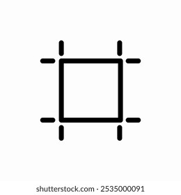 grid table icon sign vector