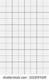 Textura de cuadrícula de la página del bloc de notas. Plantilla de hoja de verificación para la educación matemática, trabajo de oficina, memorandos, redacción, trazado, ingeniería o arquitectura de medida, corte de alfombras. Ilustración gráfica del vector