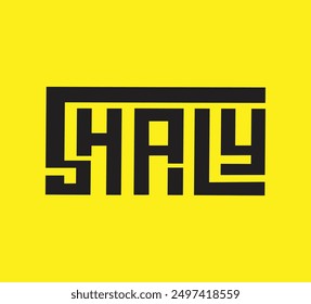 Grid tool logo design name"SHAILY"