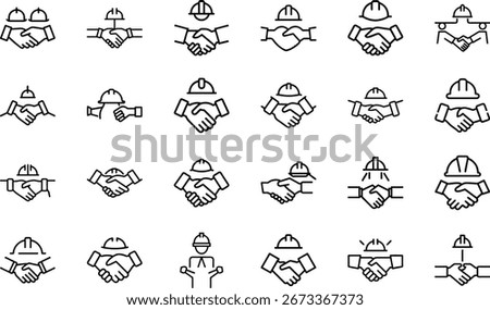 A grid of twelve black line art icons depicts various rolled blueprints. Each icon features a rolled sheet of paper displaying simplified architectural plans with lines representing walls, rooms, and 